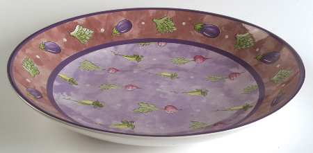 Bois D'Arc Tutti Fruitti 13" Pasta Serving Bowl