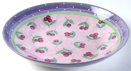 Bois D'Arc Tutti Fruitti 13" Pasta Serving Bowl