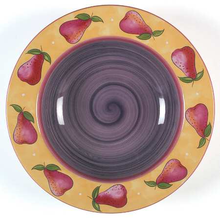 Bois D'Arc Tutti Fruitti 10" Individual Pasta Bowl