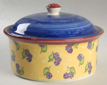 Bois D'Arc Tutti Fruitti 3 Quart Round Covered Casserole