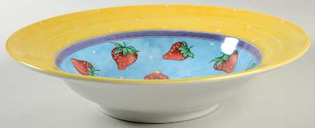 Bois D'Arc Tutti Fruitti 12" Large Salad Serving Bowl