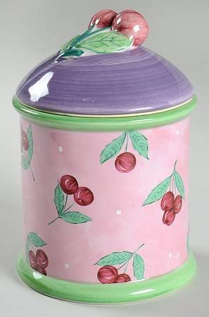 Bois D'Arc Tutti Fruitti Small Canister & Lid