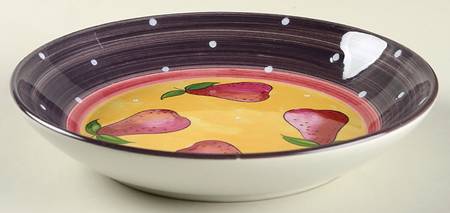 Bois D'Arc Tutti Fruitti Coupe Soup Bowl