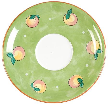 Bois D'Arc Tutti Fruitti Saucer for Flat Cup