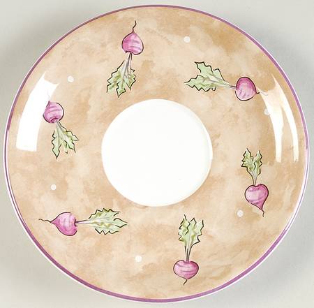 Bois D'Arc Tutti Fruitti Saucer for Flat Cup