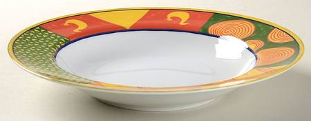 Kente Rim Soup Bowl
