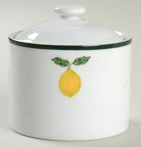 Lemon Tree Sugar Bowl & Lid