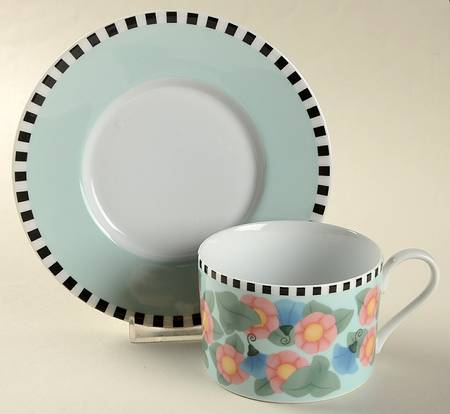 Sanibel Flat Cup & Saucer Set