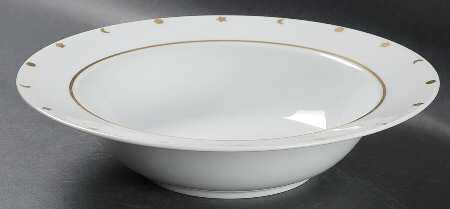 Sole E Luna Gold 10" Round Vegetable Bowl