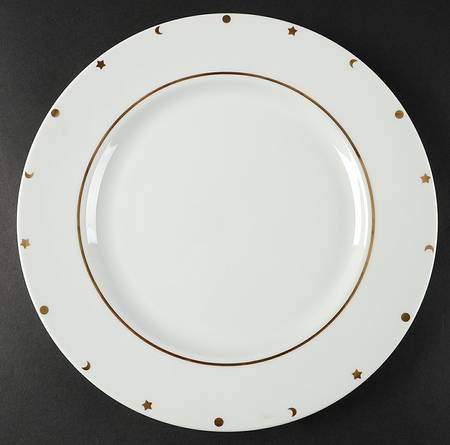 Sole E Luna Gold 12" Chop Plate (Round Platter)