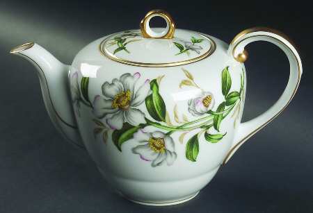 Camellia Teapot & Lid