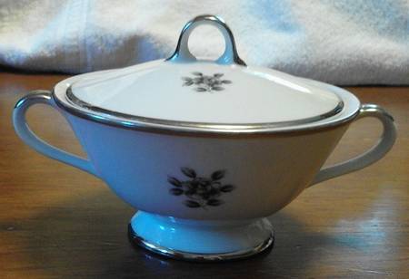 Eternal Rose Sugar Bowl & Lid