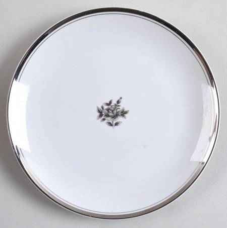 Midnight Rose Bread & Butter Plate
