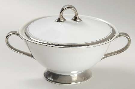 Wedding Band Sugar Bowl & Lid