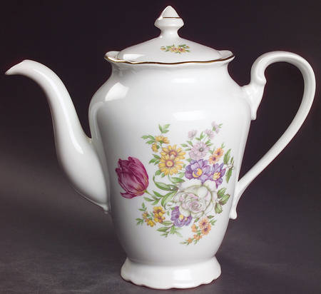 Bouquet Coffee Pot & Lid