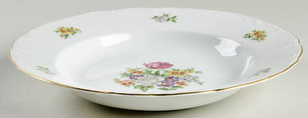 Bouquet Rim Soup Bowl