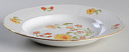 Fleurs Des Champs Rim Soup Bowl