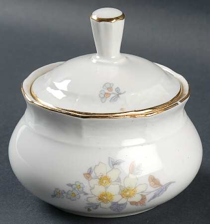 Lavender Sugar Bowl & Lid