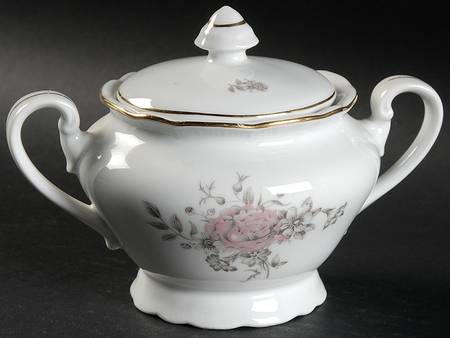 Maria (Rope Edge) Sugar Bowl & Lid