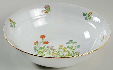 Mille Fleurs 9" Round Vegetable Bowl