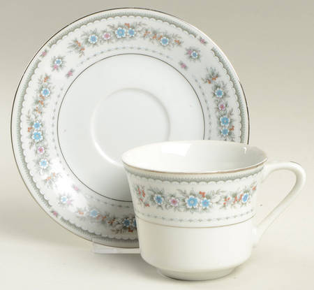 Coronation Flat Cup & Saucer Set