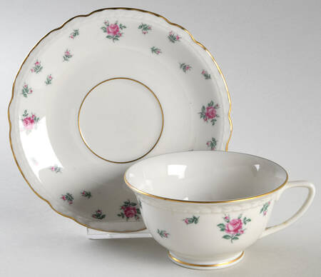 EXC2 Footed Cup & Saucer Set