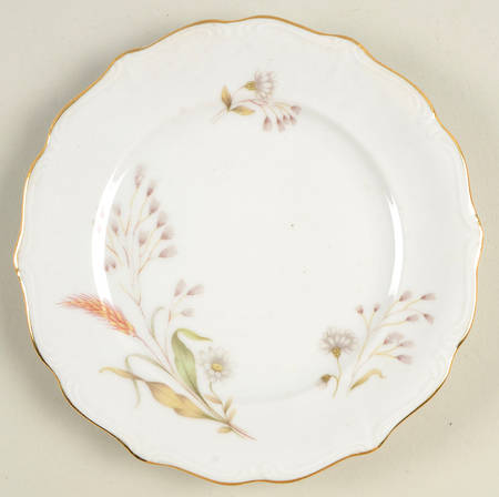 Wheat N Daisy Bread & Butter Plate