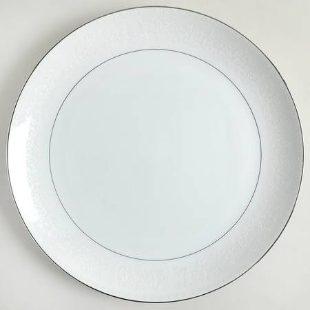 Bridal Brocade (Coupe) 12" Chop Plate (Round Platter)