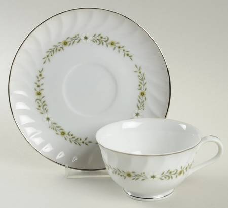 Romance Footed Cup & Saucer Set