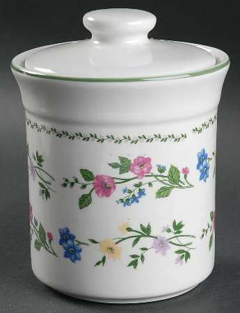 English Garden Medium Canister & Lid