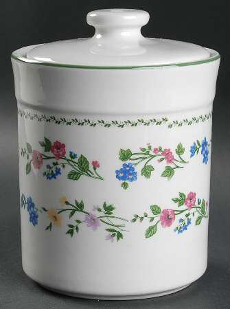 English Garden Large Canister & Lid