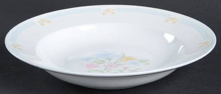 Garden Bouquet Rim Soup Bowl