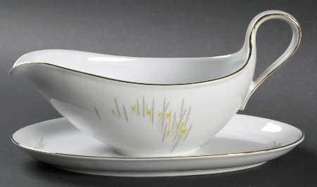 W3180 Gravy Boat with Attached Underplate