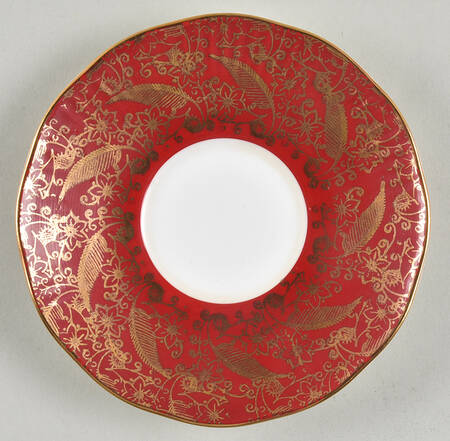 Sovereign Red Saucer for Demitasse Cup