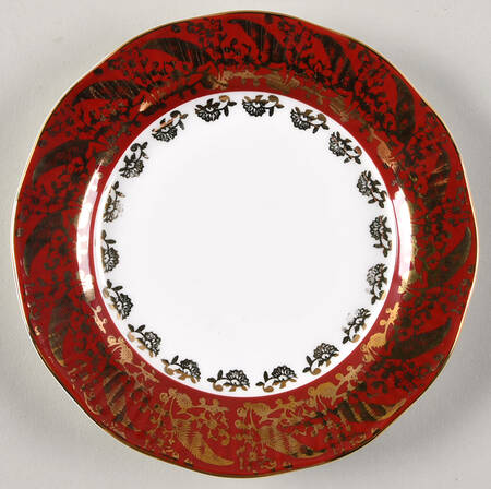 Sovereign Red Bread & Butter Plate