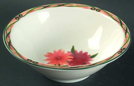Garden Mosaic Rim Cereal Bowl