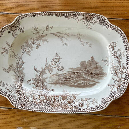 Lisbon 18" Oval Serving Platter