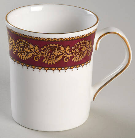 Burgundy Flat Cup