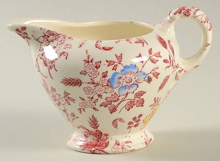 Empire Chintz Pink Multicolored Creamer