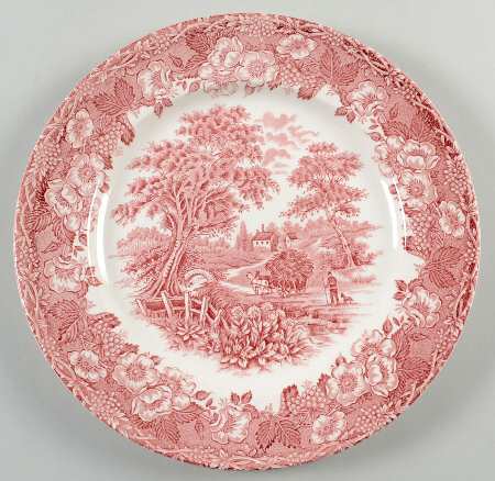 Kingswood Pink Dinner Plate