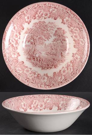 Kingswood Pink Coupe Cereal Bowl