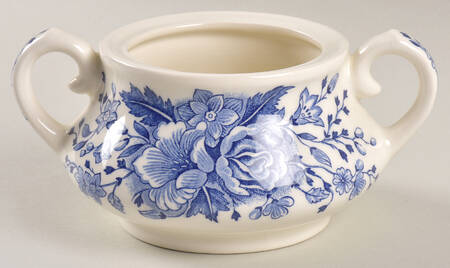 Kew Blue Sugar Bowl No Lid