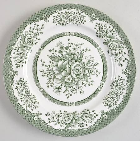 Kew Green Large Dinner Plate