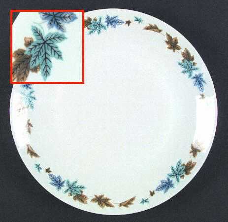 Swirling Leaves Dinner Plate