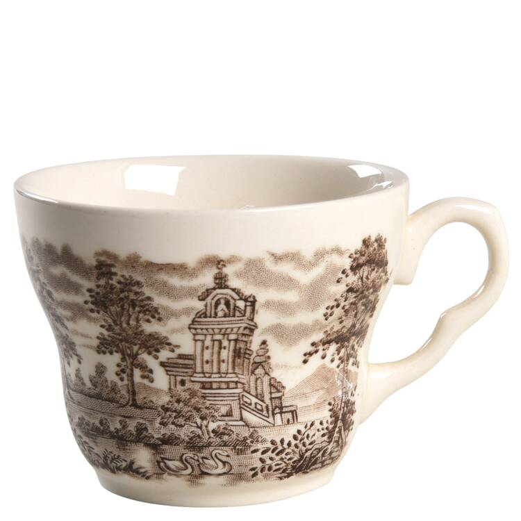 Dickens Series Brown Flat Cup
