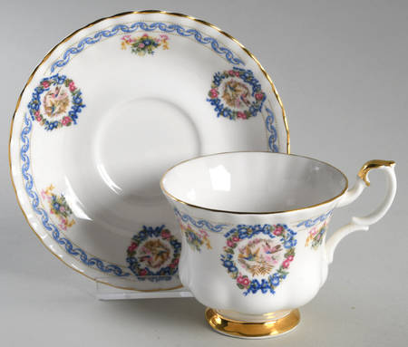 Duchess Anna Tea Service Footed Cup & Saucer Set