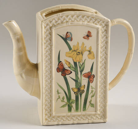 Butterfly Garden Trellis Coffee Pot No Lid