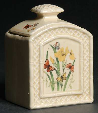 Butterfly Garden Trellis Sugar Bowl & Lid