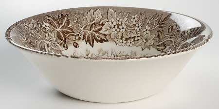 Castles Brown Coupe Cereal Bowl
