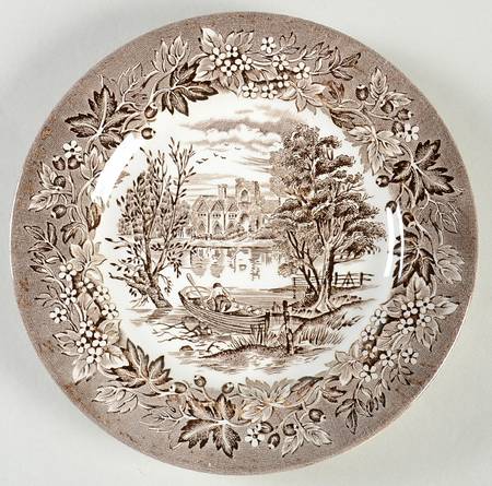 Castles Brown Bread & Butter Plate